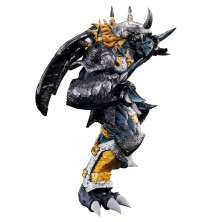 Figura Ichibansho Blackwargreymon Two Forces That Radite Light Digimon 15cm